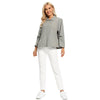 Women's Plus Size Windbreaker Short Lapel Jacket Spring And Autumn Loose Zipper Windbreaker