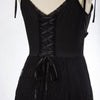 Women Dresses Lace Patchwork Dress Summer Sexy Ruched Spaghetti Straps V-Neck Flared A-Line Party Club Evening Short Mini Dress