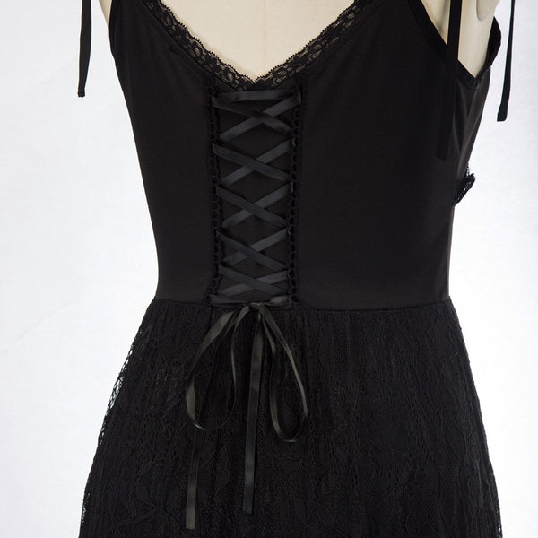 Women Dresses Lace Patchwork Dress Summer Sexy Ruched Spaghetti Straps V-Neck Flared A-Line Party Club Evening Short Mini Dress