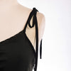 Women Dresses Lace Patchwork Dress Summer Sexy Ruched Spaghetti Straps V-Neck Flared A-Line Party Club Evening Short Mini Dress