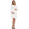 Women's Dresses Fashion V-Neck Empire Waist Swing Dress Long Sleeve Flared A-Line Summer Chiffon Mesh Lady Elegant Dresses New