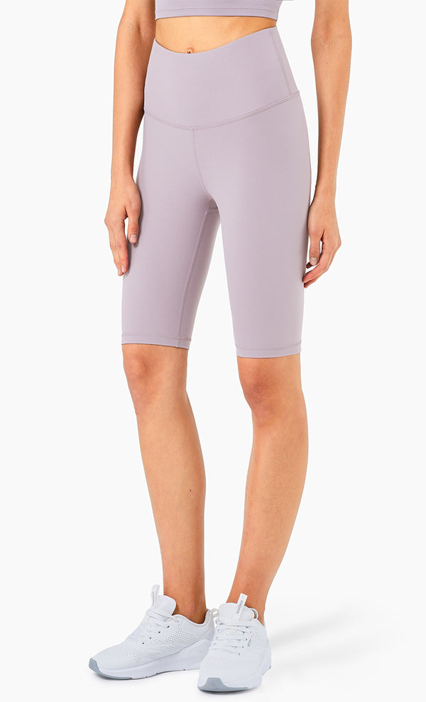 Second Skin Feel Workout Fitness Gym Biker Shorts Women High Waist Squat Proof Athletic Exercise Sport Shorts