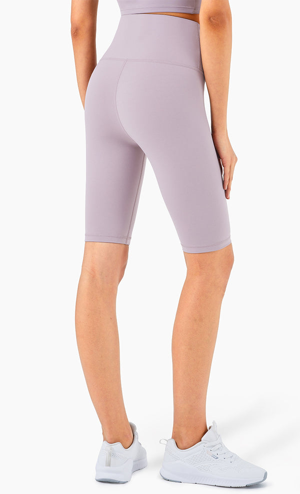 Second Skin Feel Workout Fitness Gym Biker Shorts Women High Waist Squat Proof Athletic Exercise Sport Shorts