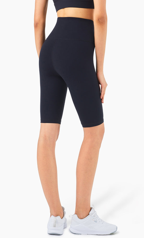 Second Skin Feel Workout Fitness Gym Biker Shorts Women High Waist Squat Proof Athletic Exercise Sport Shorts