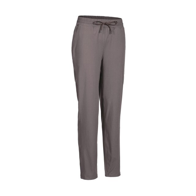 Women's Stretch Lightweight Casual Lounge Pants Athletic Outdoors Workout Tapered Joggers with Zipper Pockets
