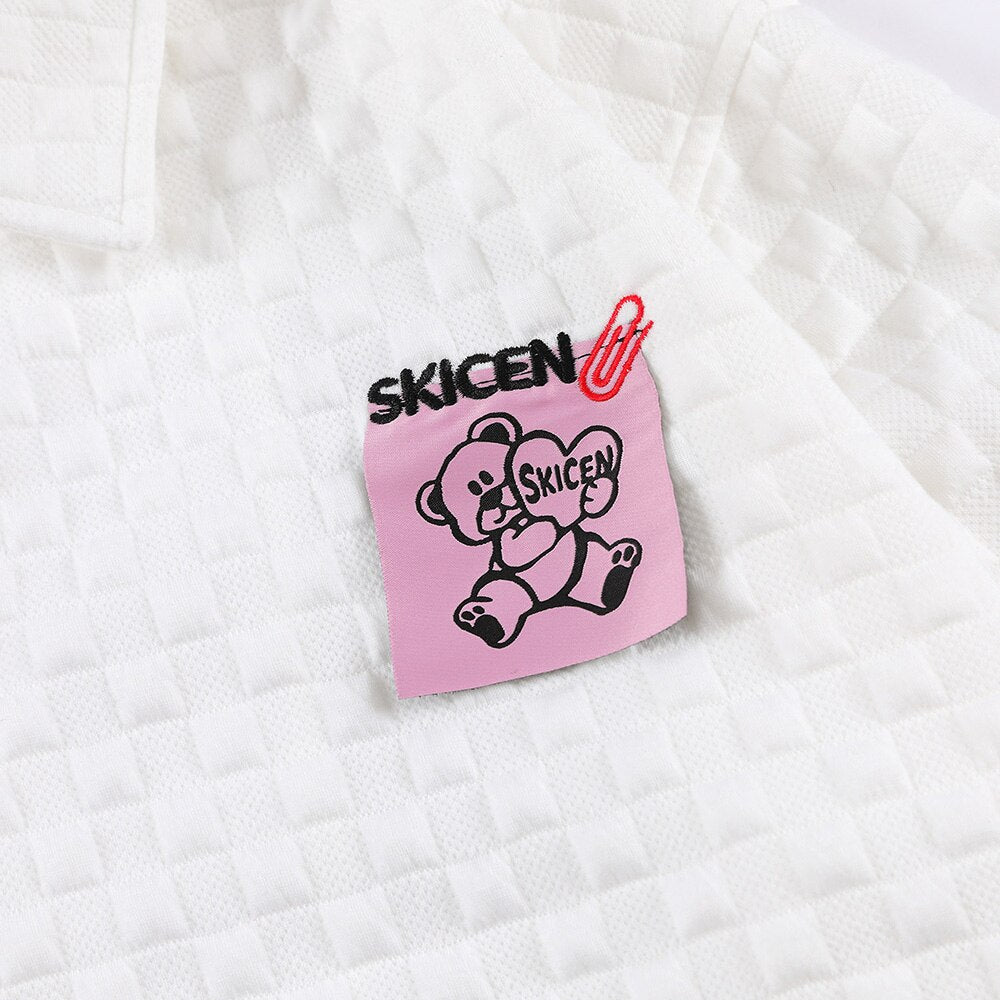 Track Jacket Men Heart-shaped Sticky Note Coat Turn-down Casual Fashion College Style Hipster Outwear Couple Streetwear