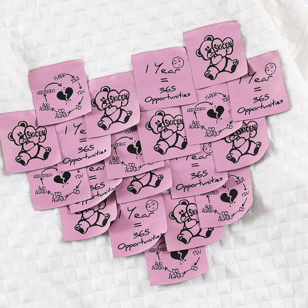 Track Jacket Men Heart-shaped Sticky Note Coat Turn-down Casual Fashion College Style Hipster Outwear Couple Streetwear