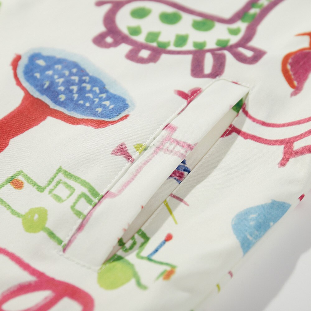 Jacket Men Colorful Graffiti Painting Print Zipper Coats Loose Casual Punk Cool Hip Hop Style Outwear Couple Streetwear