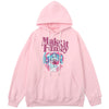 Hoodie Men Cute Comics Girl Heart-shaped Print Fleece Pullover Big pocket College Style Casual Japanese Tops Streetwear