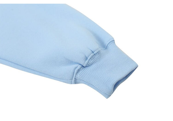 Hoodies Men Cartoon Comics Girl Letter Graffiti Fleece Pullovers College Style Casual Loose Cozy Tops Streetwear Couple