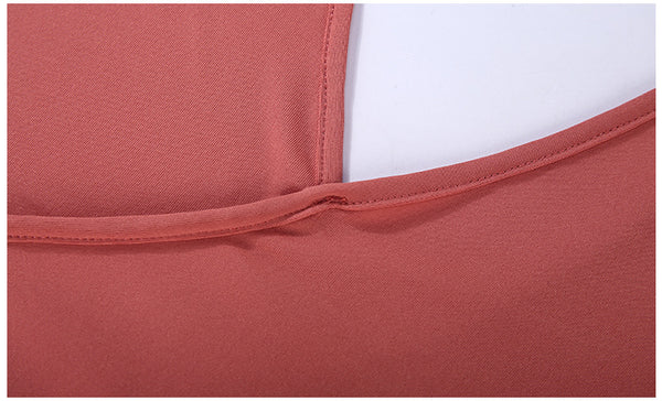 JUST A TIE Lightweight Dance Gym Tank Tops Women V-neck Workout Ballet Vest Crop Tops Soft Nylon Yoga Sleeveless Shirts