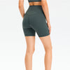 6" Camel Toe Proof High Waist Gym Yoga Workout Shorts Women Plain Spandex 4 Way Stretch Running Fitness Sport Shorts