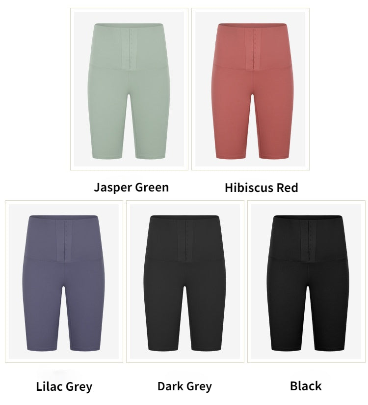 Sport Training Biker Shorts Women High Waist Stretch Workout Yoga Fitness Shorts 10"