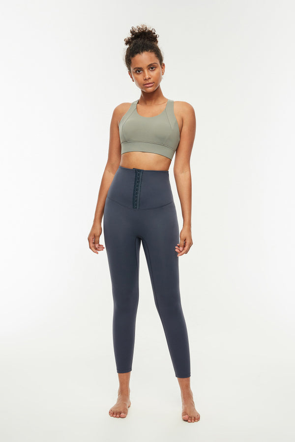 Hook Closure Metallic Yoga Pants Sport Leggings Women Naked Feel Anti Cellulite Workout Gym Athletic Leggings S-XL