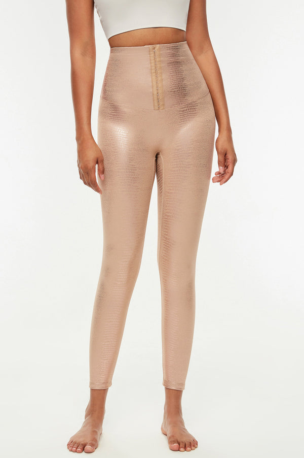 Hook Closure Metallic Yoga Pants Sport Leggings Women Naked Feel Anti Cellulite Workout Gym Athletic Leggings S-XL