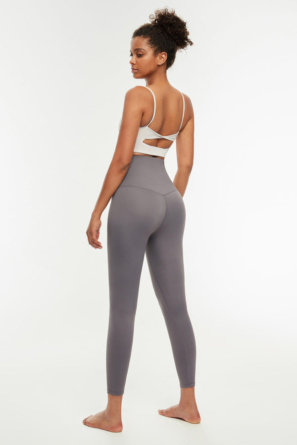 Hook Closure Metallic Yoga Pants Sport Leggings Women Naked Feel Anti Cellulite Workout Gym Athletic Leggings S-XL