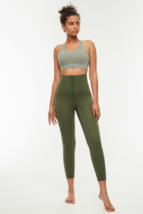 Hook Closure Metallic Yoga Pants Sport Leggings Women Naked Feel Anti Cellulite Workout Gym Athletic Leggings S-XL