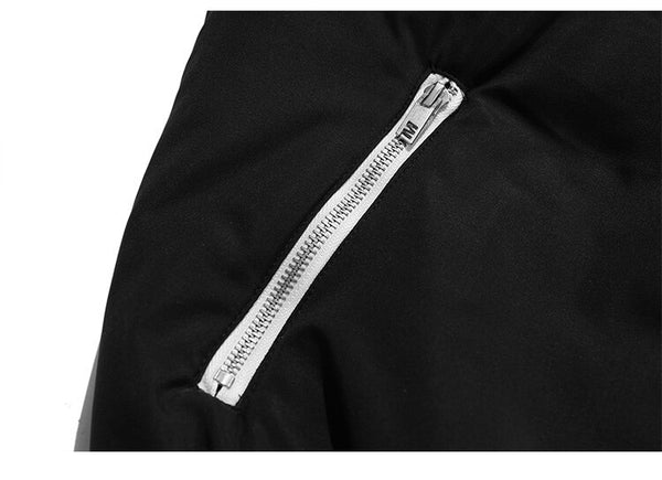 Winter Jacket Men Plaid Print Zipper Pockets Hooded Padded Coat Couple High Street Casual All-match Warm Parkas Outwear