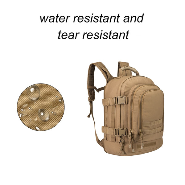 50L 1000D Nylon Waterproof Backpack Outdoor Military Rucksacks Tactical Sports Camping Hiking Trekking Fishing Hunting Bag