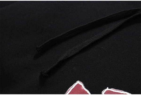 Harajuku Hoodies Men Japanese Ukiyo-e Anime Comics Girl Printed Hooded Pullover Sweatshirt High Street Baggy Streetwear