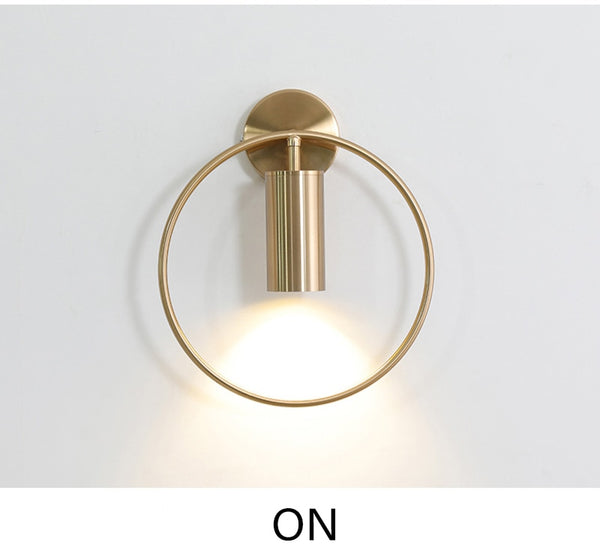 Nordic Simplicity LED wall lamp GU10 indoor bedroom bedside living room wall sconce Light extravagance Creativity light fixture