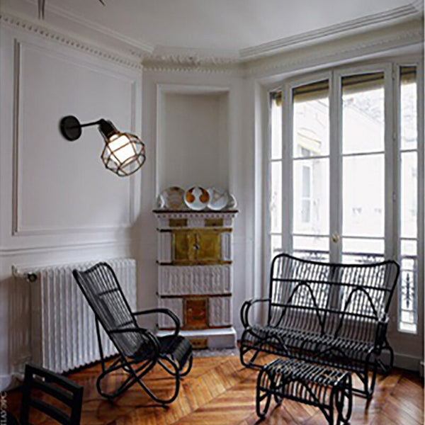 Retro Industrial style LED wall lamp American rural restaurant lighting indoor bedroom living room aisle corridor light Fixture