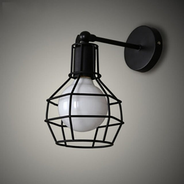 Retro Industrial style LED wall lamp American rural restaurant lighting indoor bedroom living room aisle corridor light Fixture