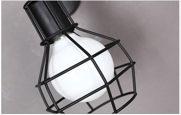 Retro Industrial style LED wall lamp American rural restaurant lighting indoor bedroom living room aisle corridor light Fixture