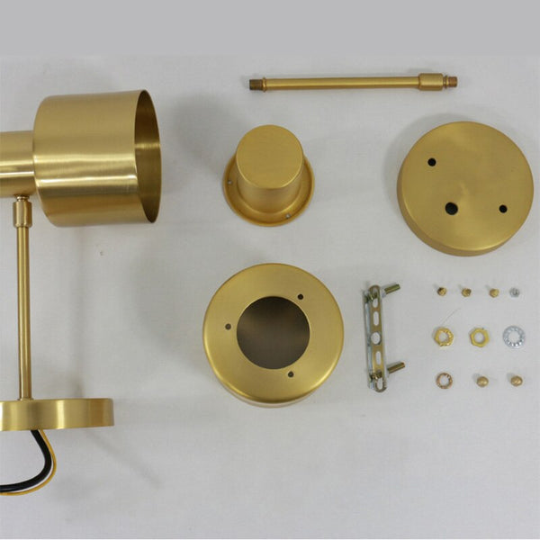 Northern Europe modern Simplicity LED wall lamp bedroom bathroom mirror all bronze wall lamp living room bedside decoration lamp