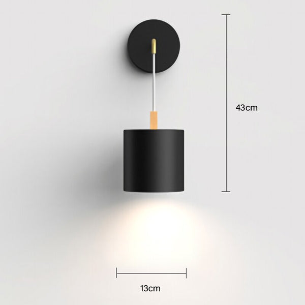 Nordic modern E27 LED wall lamp Creative simplicity sconces light indoor home kitchen bedside bedroom living room decoration