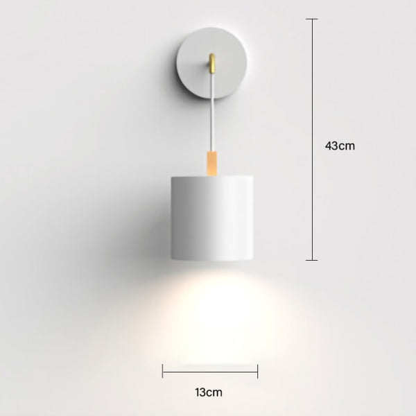 Nordic modern E27 LED wall lamp Creative simplicity sconces light indoor home kitchen bedside bedroom living room decoration