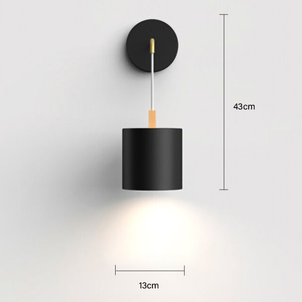 Nordic modern E27 LED wall lamp Creative simplicity sconces light indoor home kitchen bedside bedroom living room decoration