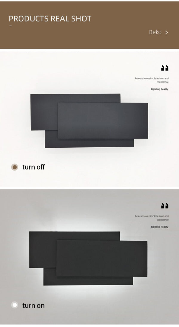 Modern Creativity LED wall lamp Simplicity aluminum Acrylic sconces light indoor home bedroom bedside living room kitchen aisle