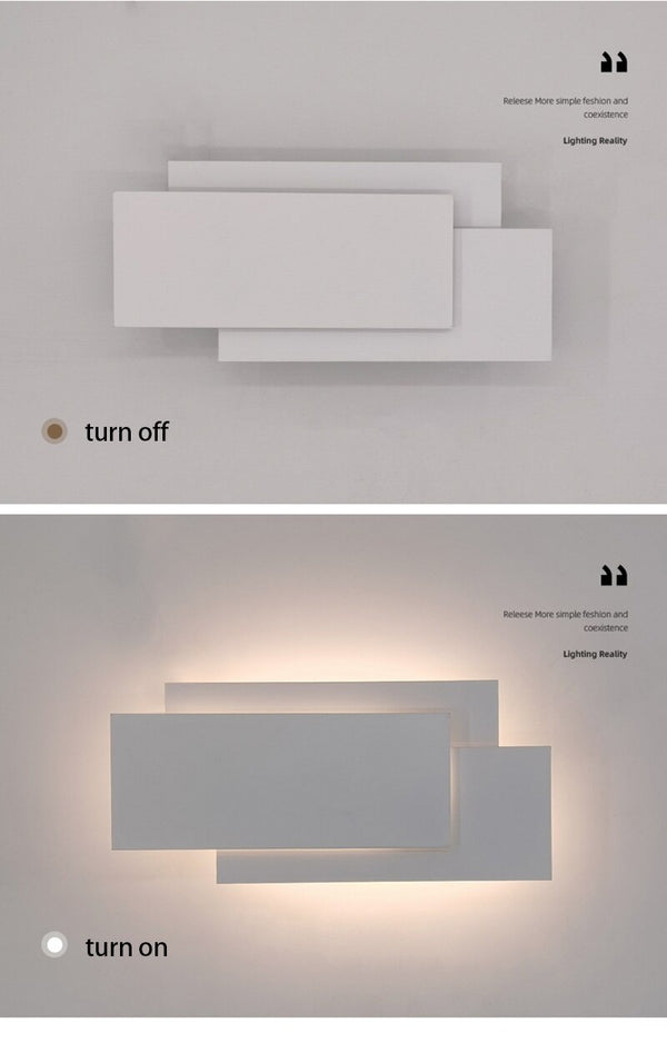 Modern Creativity LED wall lamp Simplicity aluminum Acrylic sconces light indoor home bedroom bedside living room kitchen aisle