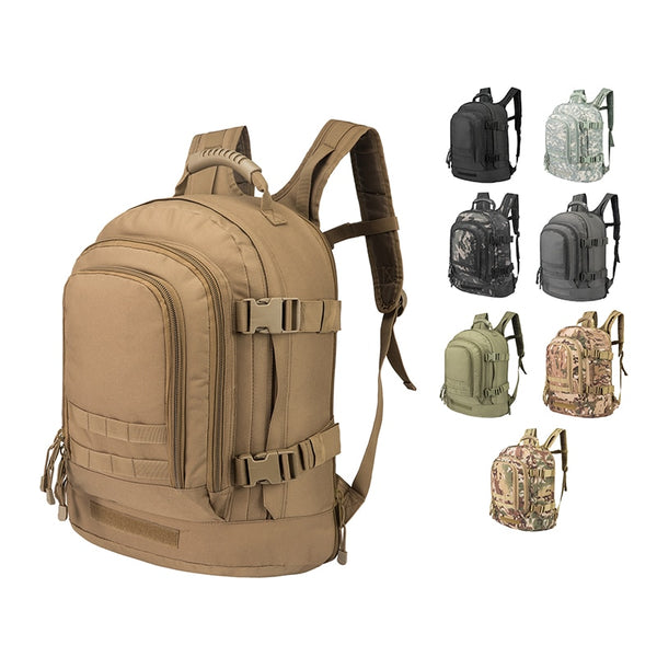 50L 1000D Nylon Waterproof Backpack Outdoor Military Rucksacks Tactical Sports Camping Hiking Trekking Fishing Hunting Bag