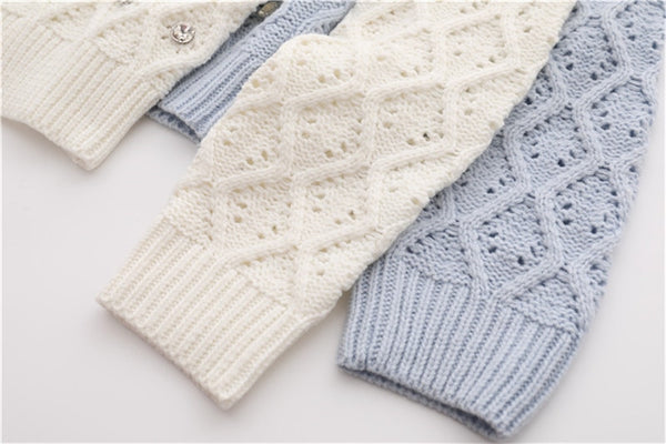 Spring Autumn Short Women Knit Jacket V-Neck Rhinestone Hollow Out Knitwear Luxurious Ladies Cardigan Coat