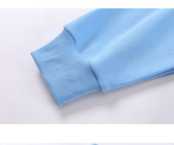 Hoodie Men Colorful Letter Embroidery Cute Bear Hooded Pullover Men Harajuku College Style Sweatshirt Couple Streetwear