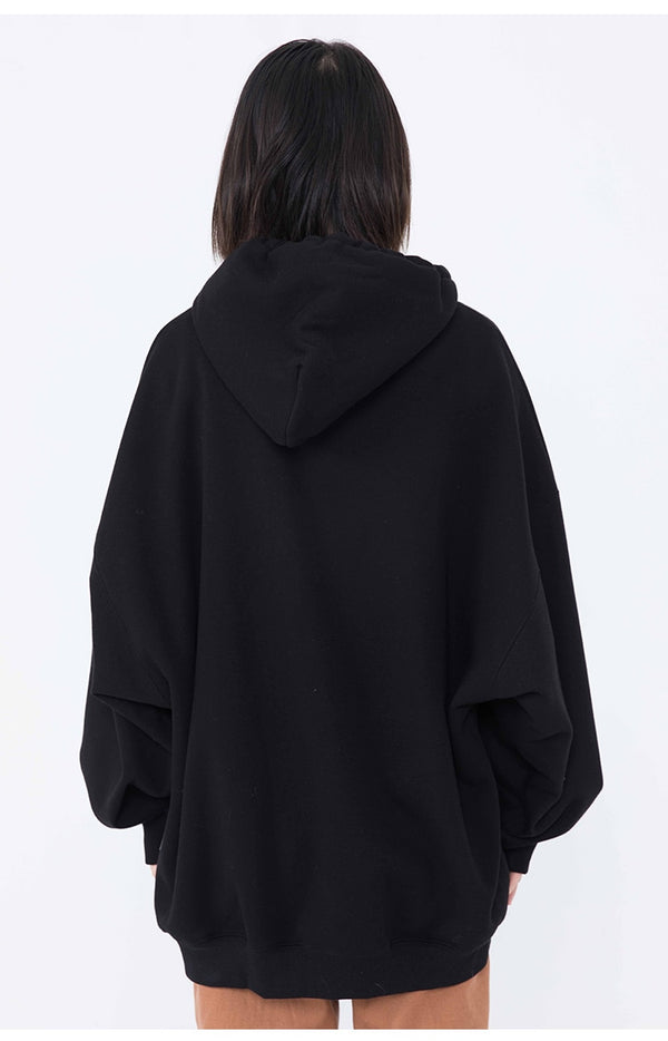 Hoodies Men Scary Skeleton Bone Print Plus Velvet Pullover Couple Oversize Gothic Diablo Style Punk Harajuku Streetwear