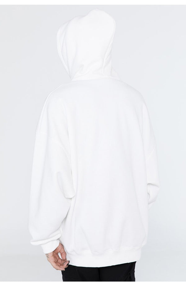 Hoodies Men Scary Skeleton Bone Print Plus Velvet Pullover Couple Oversize Gothic Diablo Style Punk Harajuku Streetwear