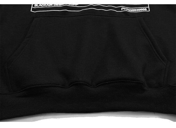 Hoodies Men Scary Skeleton Bone Print Plus Velvet Pullover Couple Oversize Gothic Diablo Style Punk Harajuku Streetwear