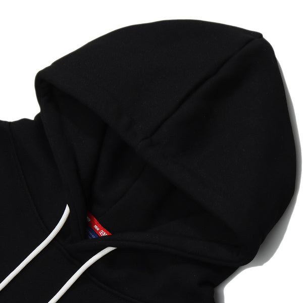 Hoodie Men Graffiti Letter Illustration Fleece Pullovers High Street All-match Casual Tops Baggy Cozy Unisex Streetwear