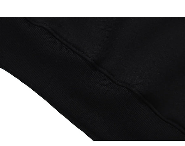 Hoodie Men Graffiti Letter Illustration Fleece Pullovers High Street All-match Casual Tops Baggy Cozy Unisex Streetwear