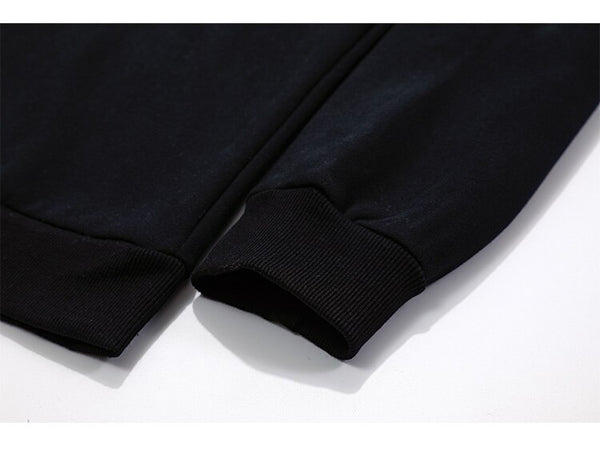 Hoodie Men Cartoon Comics Repairman Star-shaped Print Pullovers Couple Harajuku Fashion Varsity Casual Loose Streetwear