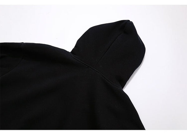 Hoodie Men Cartoon Comics Repairman Star-shaped Print Pullovers Couple Harajuku Fashion Varsity Casual Loose Streetwear