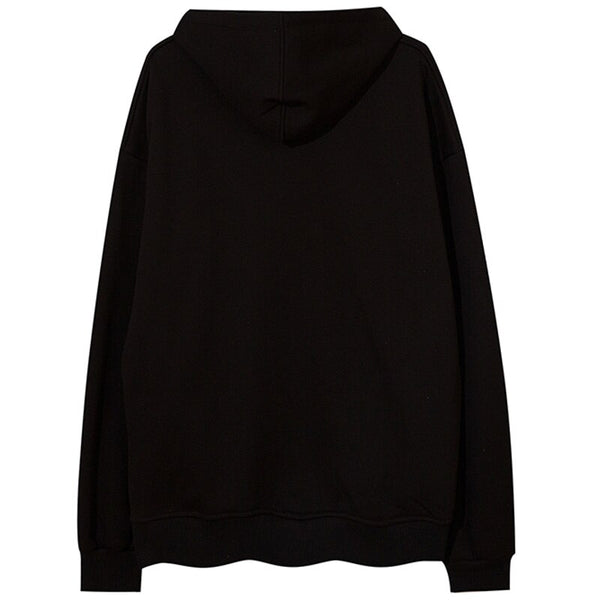 Hoodie Men Abstract Graphics Printed Fleece Pullovers Sweatshirt Couple Hipster Cool High Street Hooded Tops Streetwear