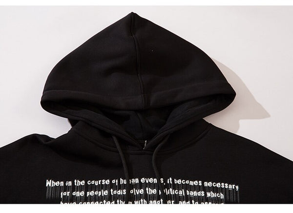 Hoodie Men Movie Illustration Fleece Hooded Tops Harajuku Hipster Folk-custom Couple Casual Oversize All-match Pullover