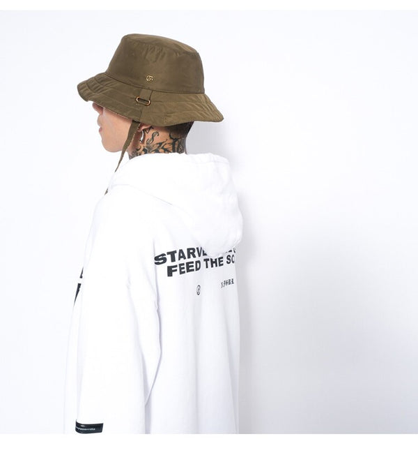 Hoodies Men Horror Illustration Letter Print Ripped Pullover Couple Baggy Cozy Hooded Tops Soft Warm Hipster Streetwear