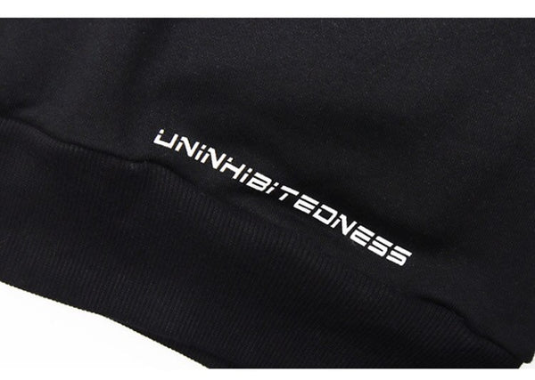 Hoodie Men Japanese Comics Anime Portrait Print Oversize Sweatshirts Autumn Hooded Harajuku High Street Pullover Couple