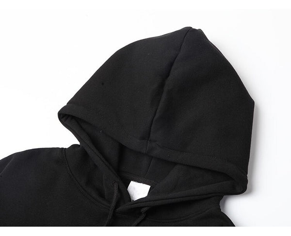 Hoodie Men Purple Gradient Butterfly Letter Printed Pullover Winter Oversize Hip Hop Fashion Harajuku Sweatshirt Winter