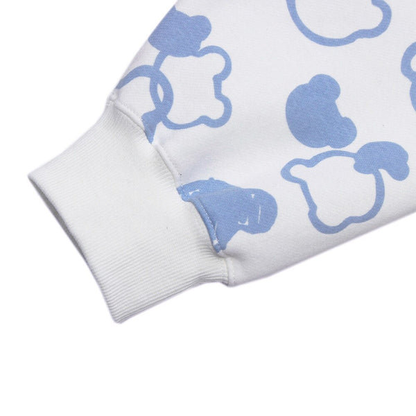 Hoodies Men Cute Bear Harajuku Letter Big Pockets Fleece Pullovers Hipster High Street Tops Oversize Couple Streetwear